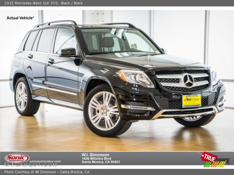 Black / Black 2015 Mercedes-Benz GLK 350