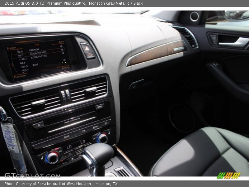 Monsoon Gray Metallic / Black 2015 Audi Q5 3.0 TDI Premium Plus quattro