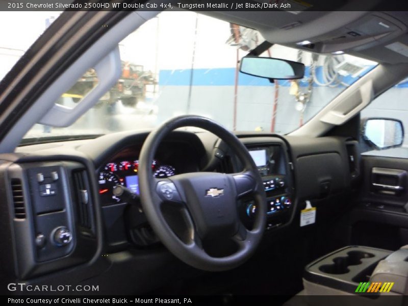 Tungsten Metallic / Jet Black/Dark Ash 2015 Chevrolet Silverado 2500HD WT Double Cab 4x4