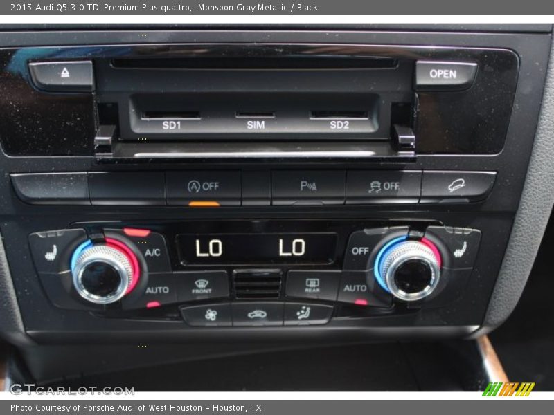 Monsoon Gray Metallic / Black 2015 Audi Q5 3.0 TDI Premium Plus quattro