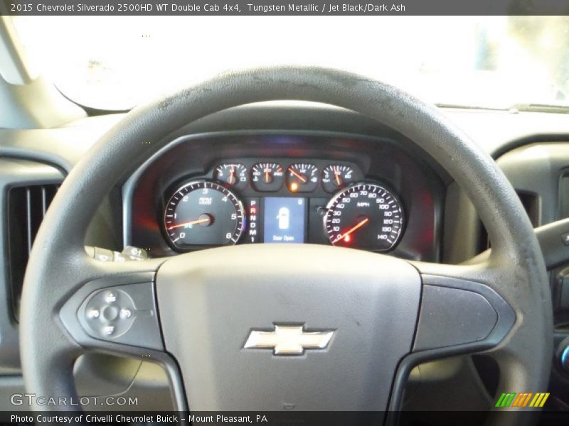 Tungsten Metallic / Jet Black/Dark Ash 2015 Chevrolet Silverado 2500HD WT Double Cab 4x4