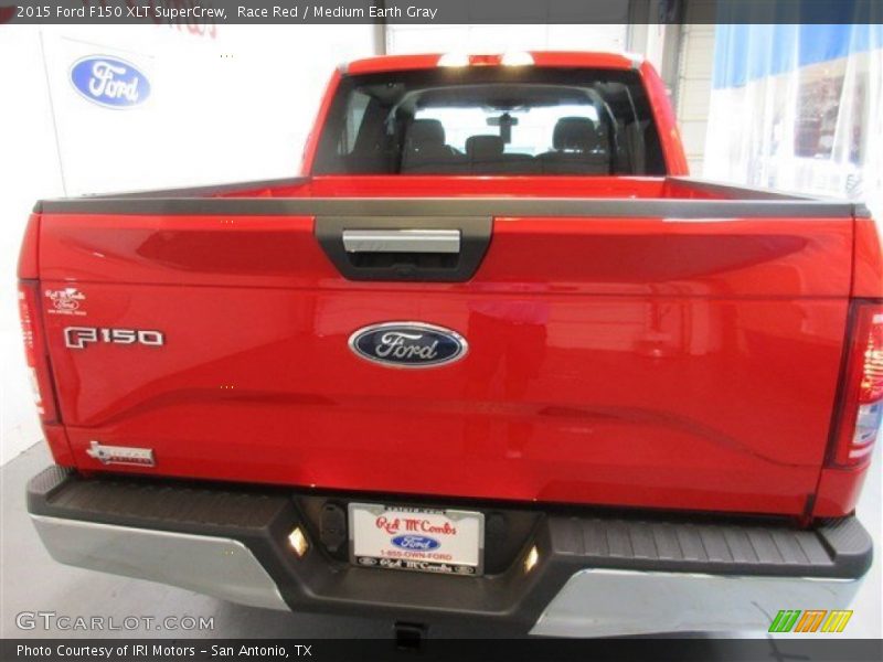 Race Red / Medium Earth Gray 2015 Ford F150 XLT SuperCrew