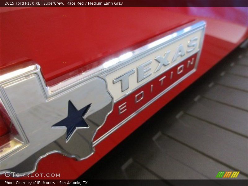 Race Red / Medium Earth Gray 2015 Ford F150 XLT SuperCrew