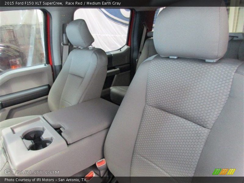 Race Red / Medium Earth Gray 2015 Ford F150 XLT SuperCrew