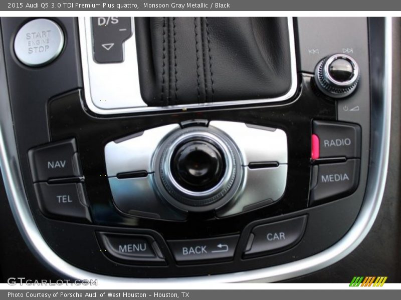 Monsoon Gray Metallic / Black 2015 Audi Q5 3.0 TDI Premium Plus quattro