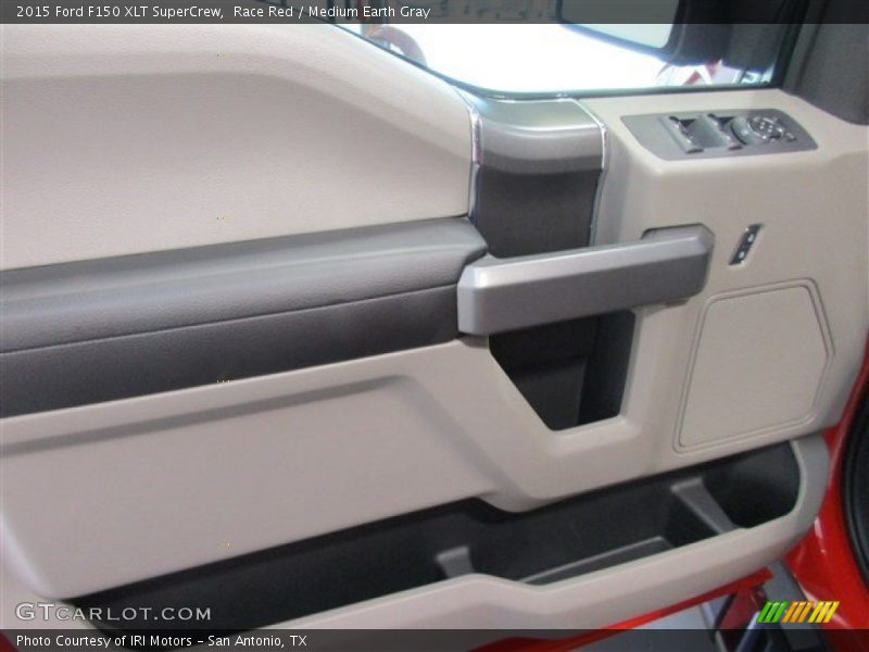 Race Red / Medium Earth Gray 2015 Ford F150 XLT SuperCrew