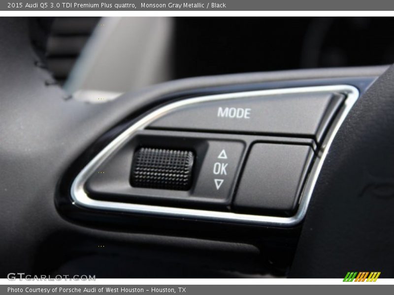 Monsoon Gray Metallic / Black 2015 Audi Q5 3.0 TDI Premium Plus quattro