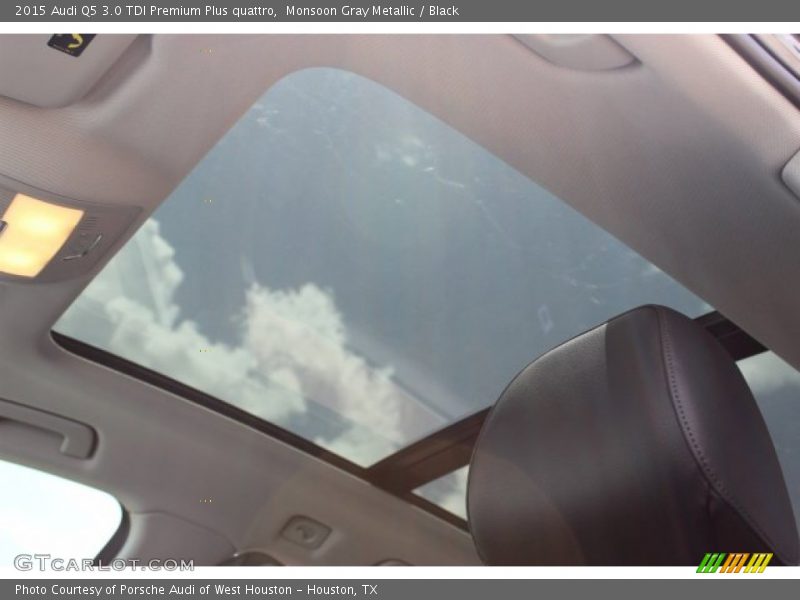 Monsoon Gray Metallic / Black 2015 Audi Q5 3.0 TDI Premium Plus quattro