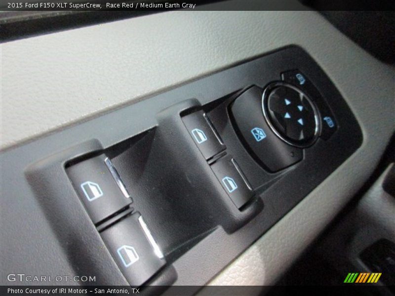 Race Red / Medium Earth Gray 2015 Ford F150 XLT SuperCrew