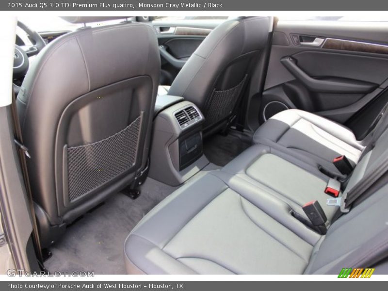 Monsoon Gray Metallic / Black 2015 Audi Q5 3.0 TDI Premium Plus quattro