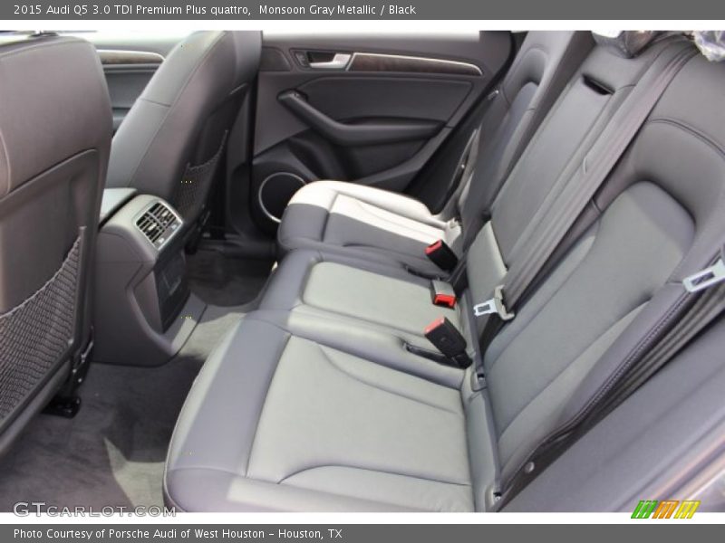 Monsoon Gray Metallic / Black 2015 Audi Q5 3.0 TDI Premium Plus quattro