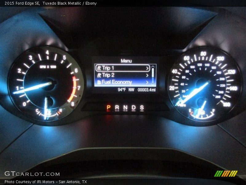 Tuxedo Black Metallic / Ebony 2015 Ford Edge SE