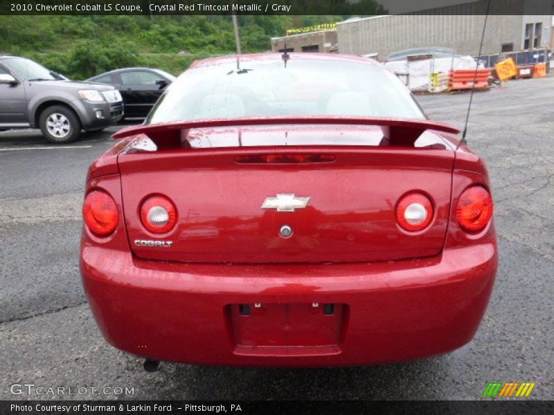 Crystal Red Tintcoat Metallic / Gray 2010 Chevrolet Cobalt LS Coupe