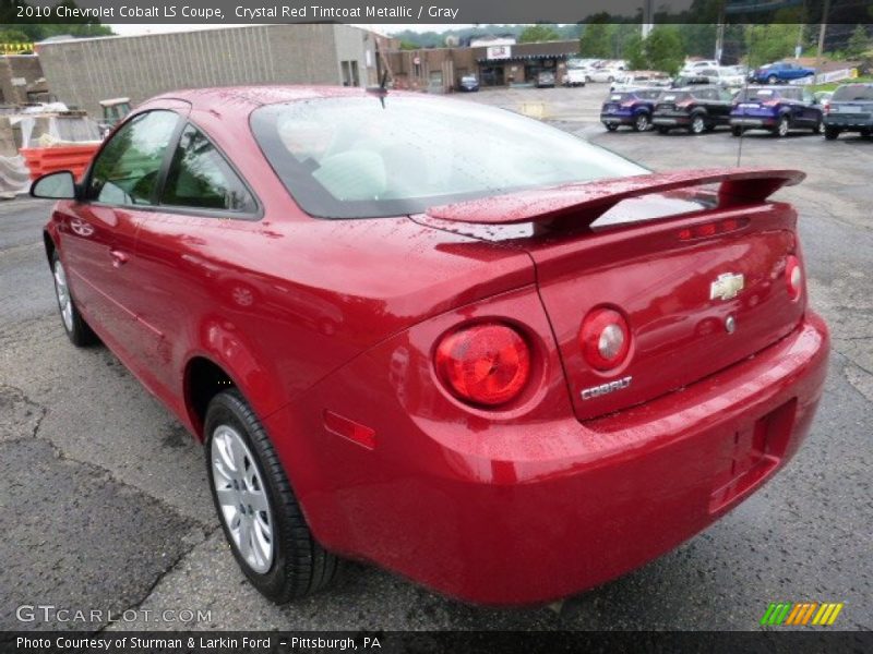 Crystal Red Tintcoat Metallic / Gray 2010 Chevrolet Cobalt LS Coupe