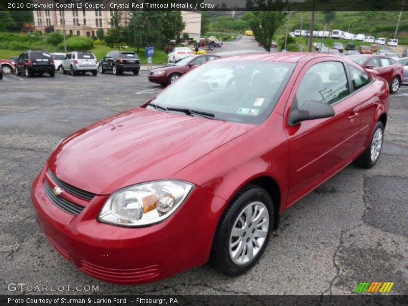 Crystal Red Tintcoat Metallic / Gray 2010 Chevrolet Cobalt LS Coupe