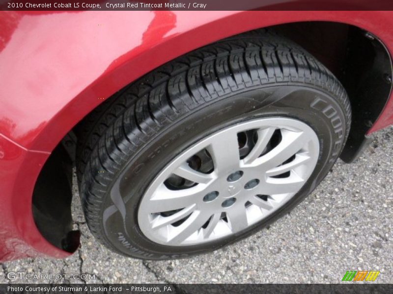 Crystal Red Tintcoat Metallic / Gray 2010 Chevrolet Cobalt LS Coupe