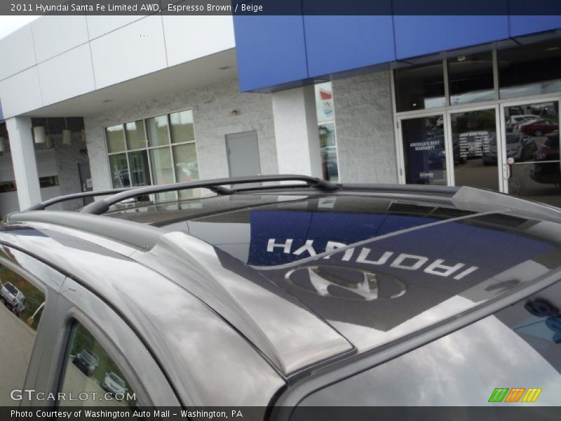 Espresso Brown / Beige 2011 Hyundai Santa Fe Limited AWD