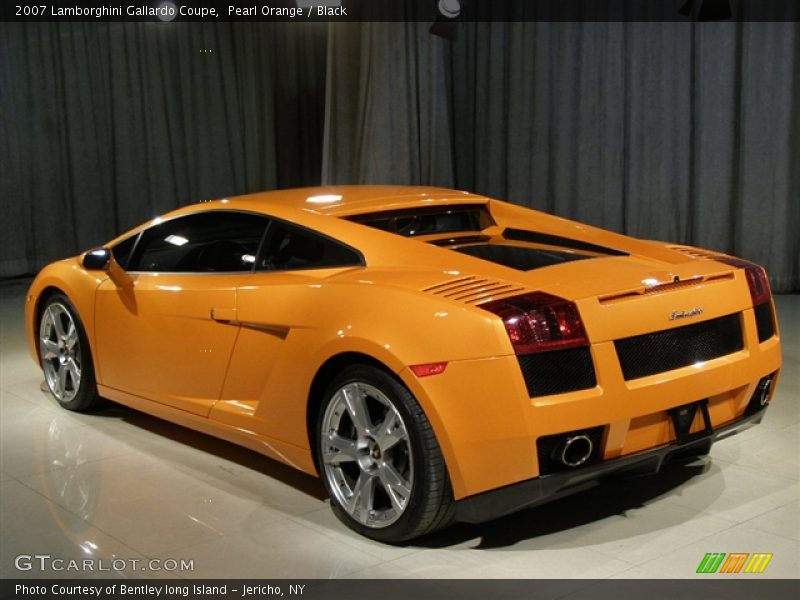 Pearl Orange / Black 2007 Lamborghini Gallardo Coupe