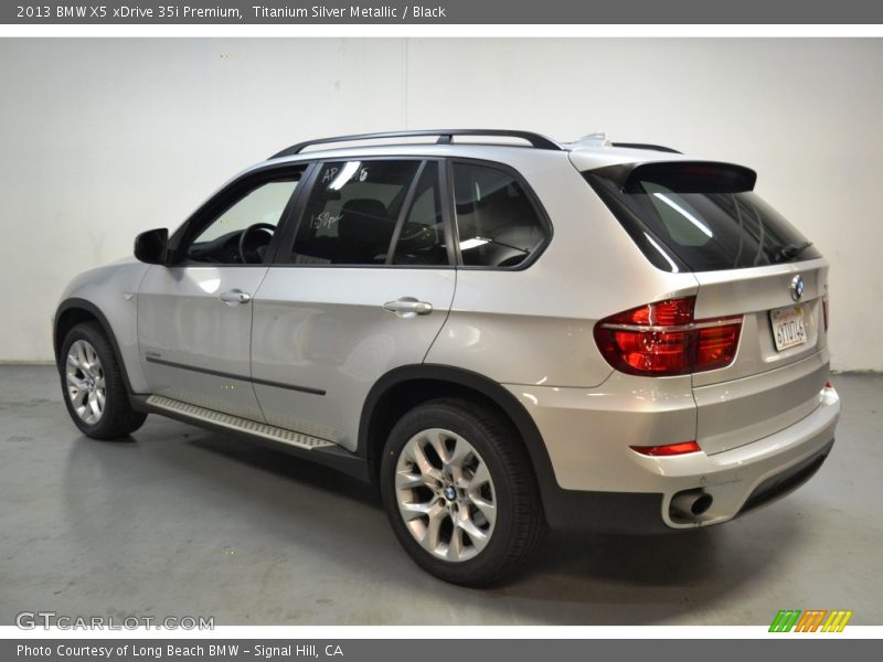 Titanium Silver Metallic / Black 2013 BMW X5 xDrive 35i Premium