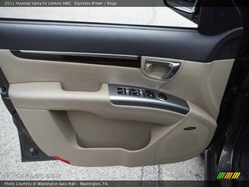 Espresso Brown / Beige 2011 Hyundai Santa Fe Limited AWD
