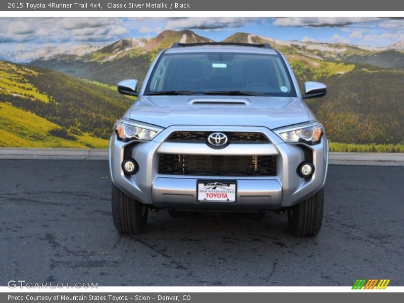 Classic Silver Metallic / Black 2015 Toyota 4Runner Trail 4x4