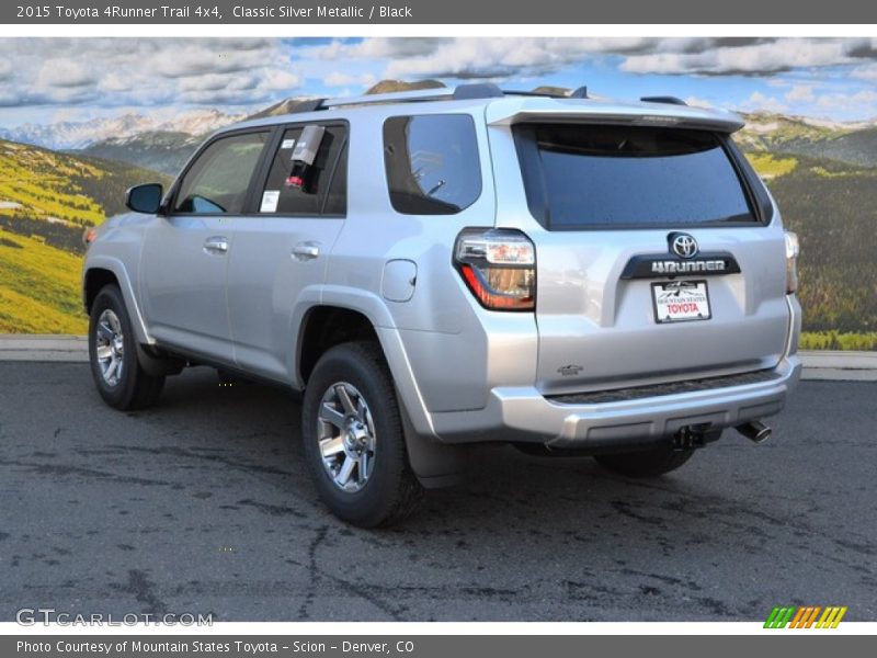 Classic Silver Metallic / Black 2015 Toyota 4Runner Trail 4x4