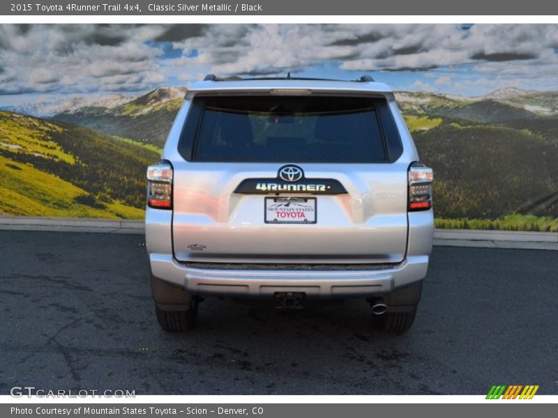 Classic Silver Metallic / Black 2015 Toyota 4Runner Trail 4x4