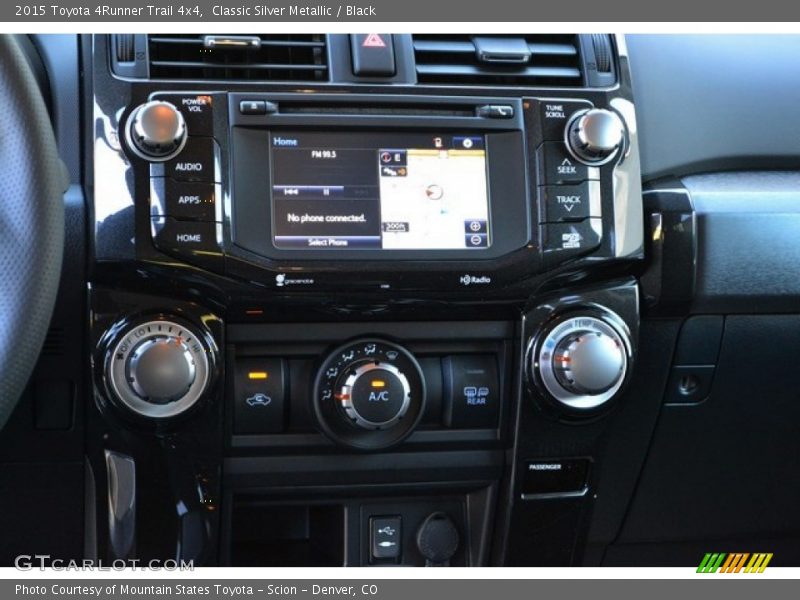 Classic Silver Metallic / Black 2015 Toyota 4Runner Trail 4x4