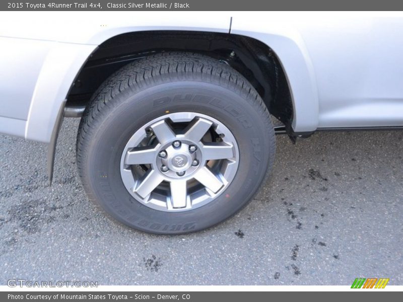 Classic Silver Metallic / Black 2015 Toyota 4Runner Trail 4x4