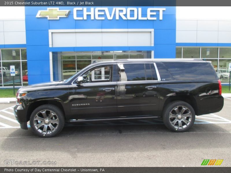 Black / Jet Black 2015 Chevrolet Suburban LTZ 4WD