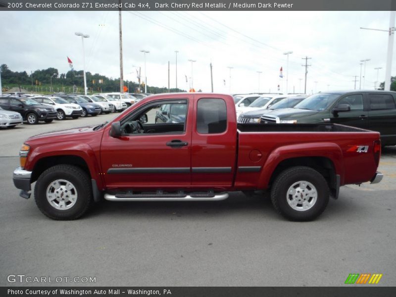  2005 Colorado Z71 Extended Cab 4x4 Dark Cherry Red Metallic