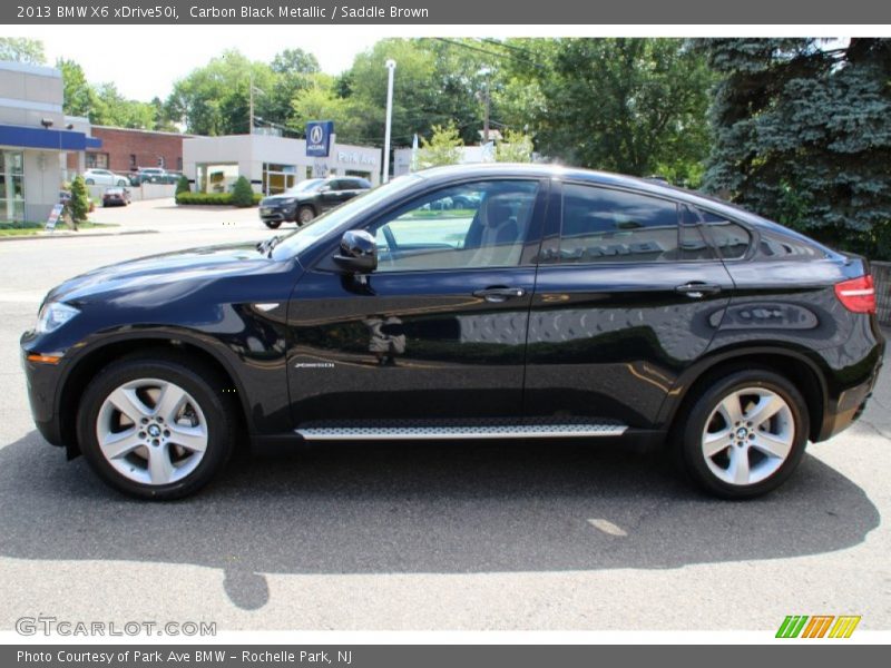 Carbon Black Metallic / Saddle Brown 2013 BMW X6 xDrive50i