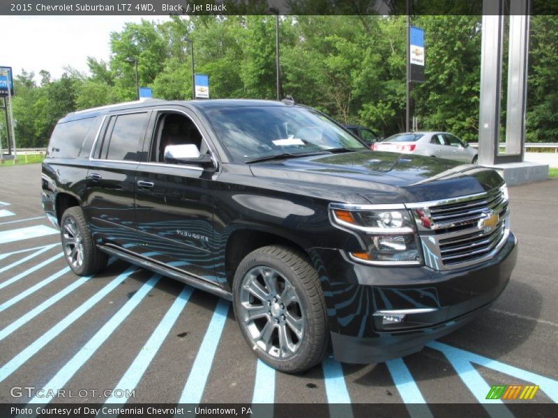 Black / Jet Black 2015 Chevrolet Suburban LTZ 4WD
