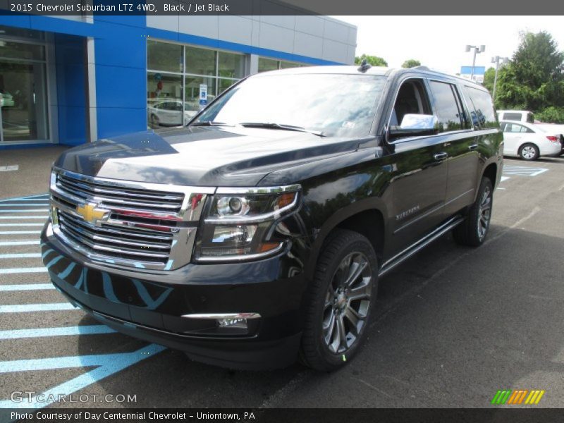 Black / Jet Black 2015 Chevrolet Suburban LTZ 4WD