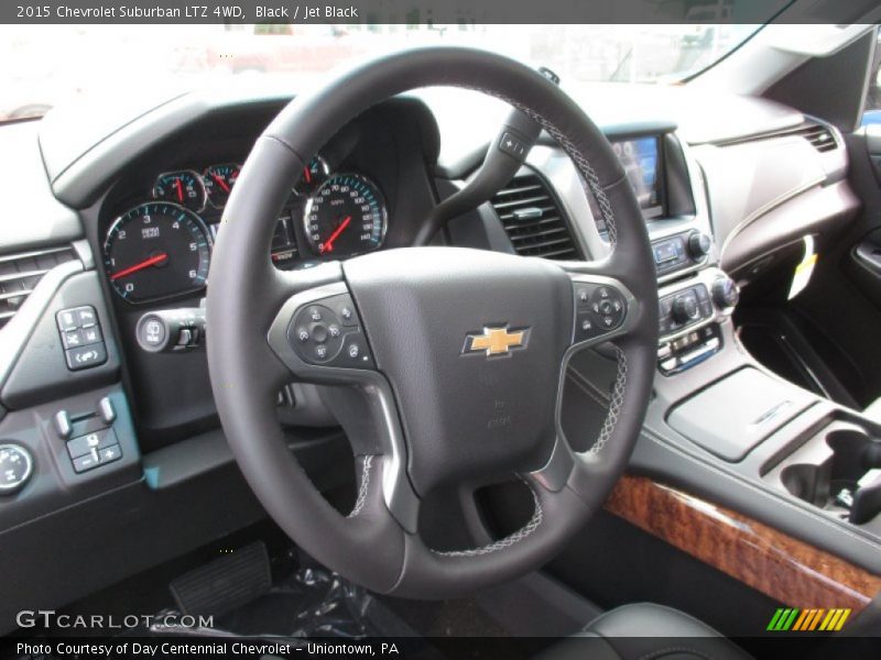 Black / Jet Black 2015 Chevrolet Suburban LTZ 4WD
