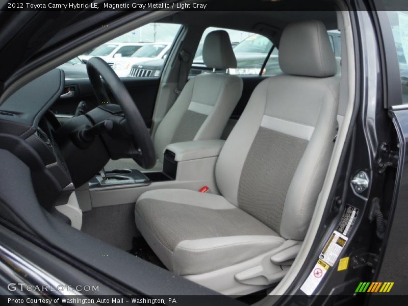 Magnetic Gray Metallic / Light Gray 2012 Toyota Camry Hybrid LE