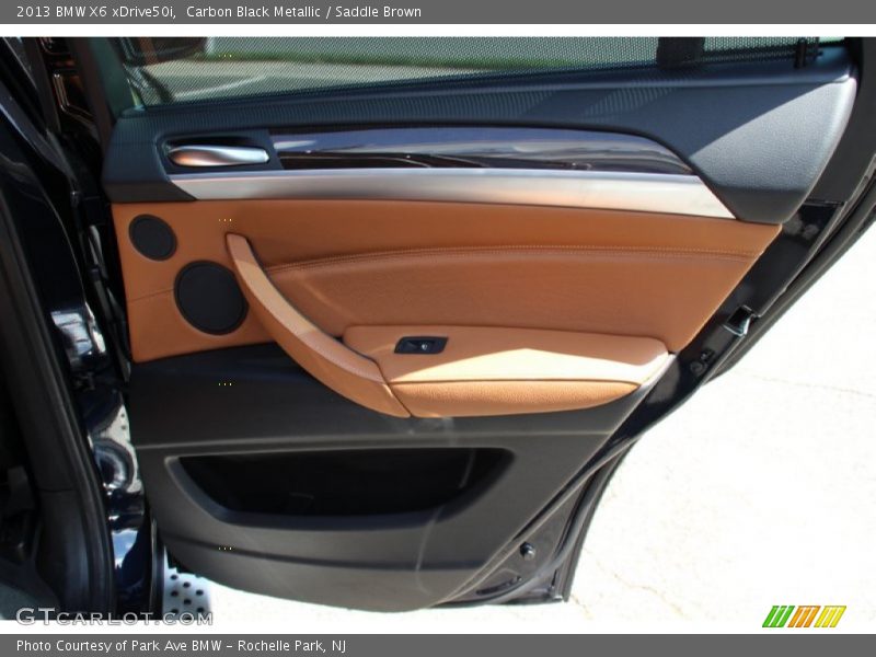 Carbon Black Metallic / Saddle Brown 2013 BMW X6 xDrive50i