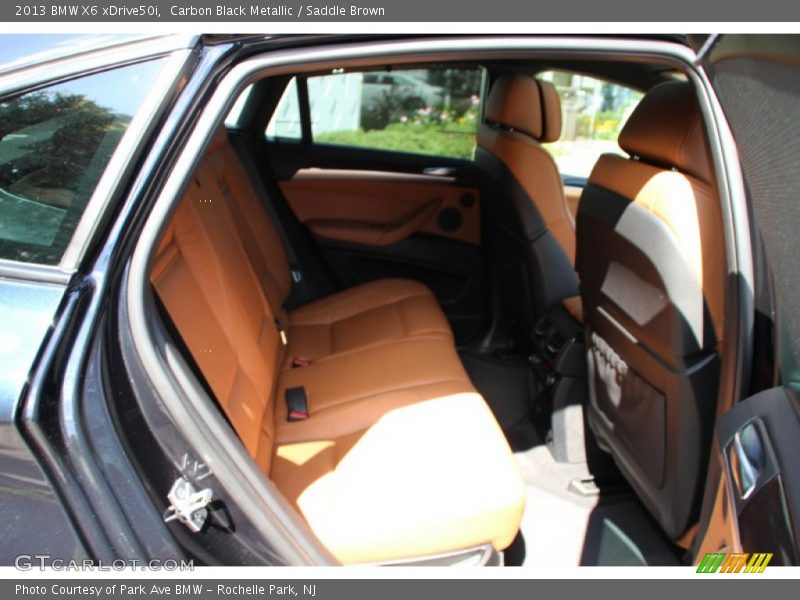 Carbon Black Metallic / Saddle Brown 2013 BMW X6 xDrive50i