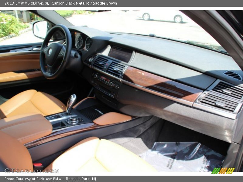 Carbon Black Metallic / Saddle Brown 2013 BMW X6 xDrive50i