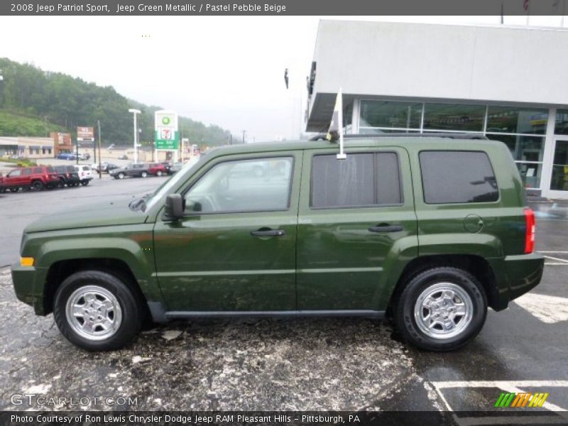 Jeep Green Metallic / Pastel Pebble Beige 2008 Jeep Patriot Sport