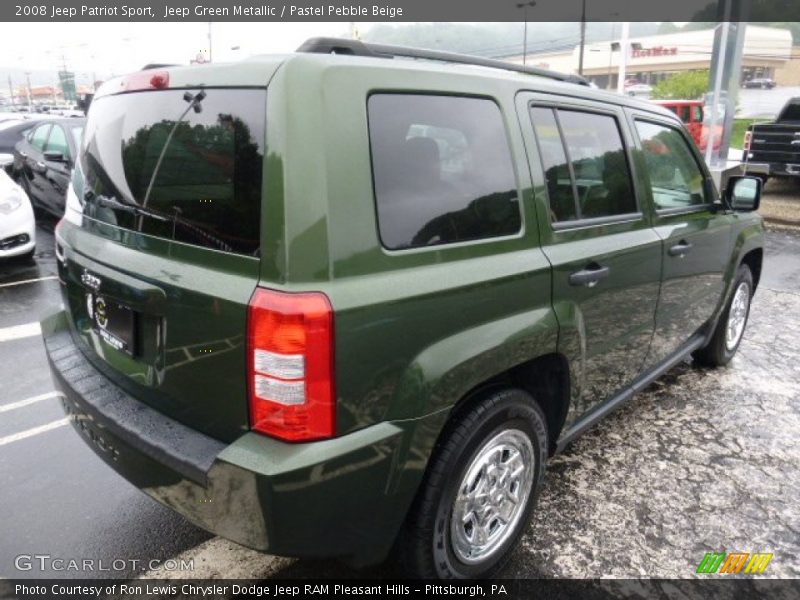 Jeep Green Metallic / Pastel Pebble Beige 2008 Jeep Patriot Sport