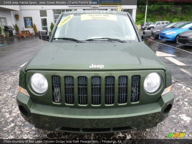 Jeep Green Metallic / Pastel Pebble Beige 2008 Jeep Patriot Sport