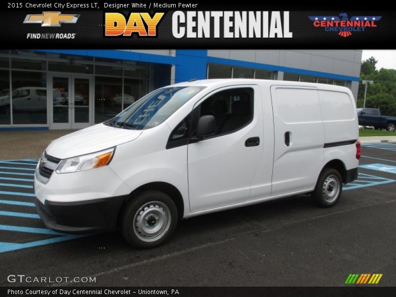 Designer White / Medium Pewter 2015 Chevrolet City Express LT