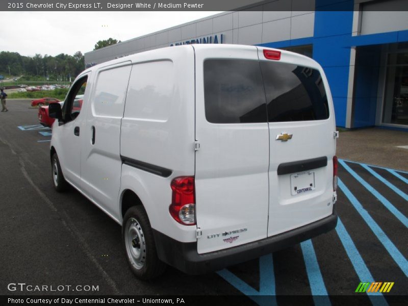 Designer White / Medium Pewter 2015 Chevrolet City Express LT