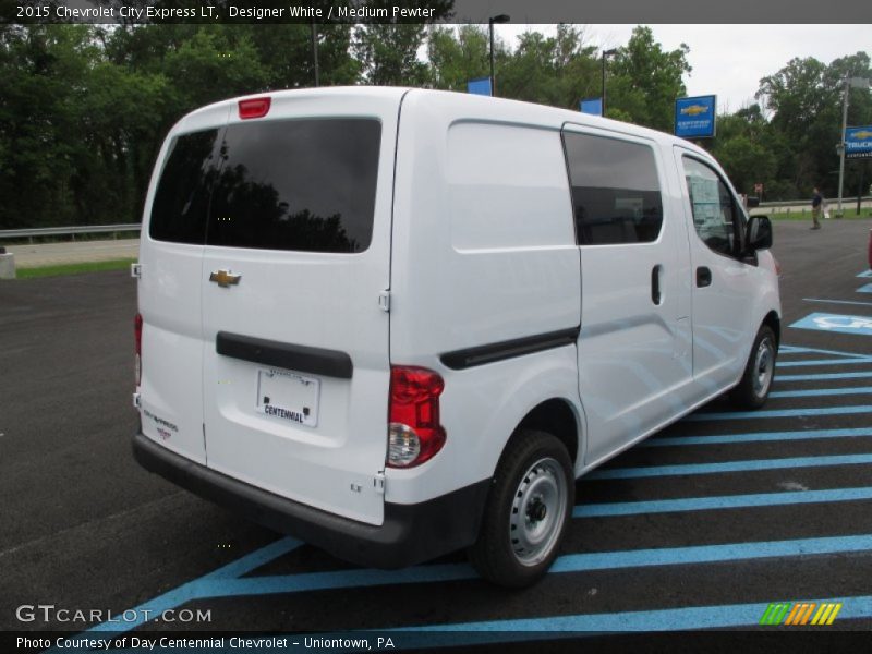 Designer White / Medium Pewter 2015 Chevrolet City Express LT