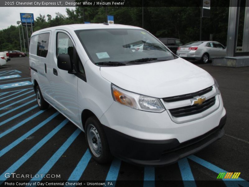 Designer White / Medium Pewter 2015 Chevrolet City Express LT