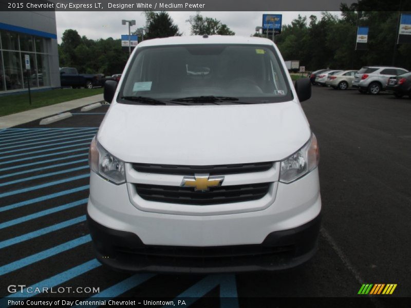 Designer White / Medium Pewter 2015 Chevrolet City Express LT