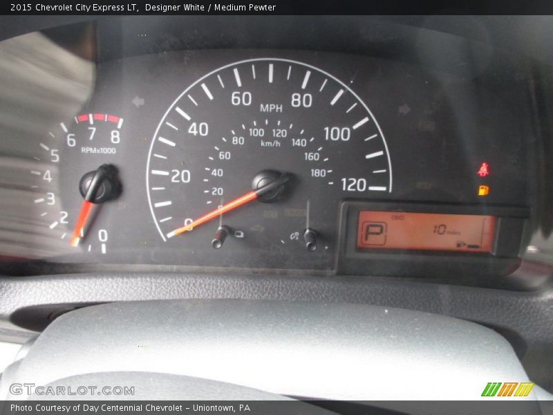 Designer White / Medium Pewter 2015 Chevrolet City Express LT