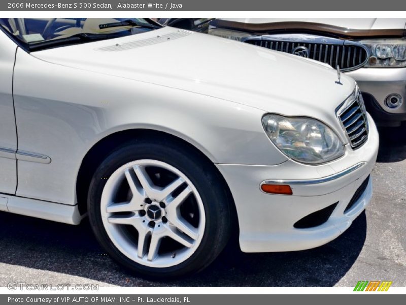 Alabaster White / Java 2006 Mercedes-Benz S 500 Sedan