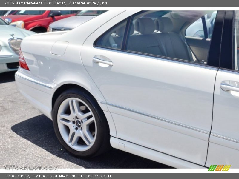 Alabaster White / Java 2006 Mercedes-Benz S 500 Sedan